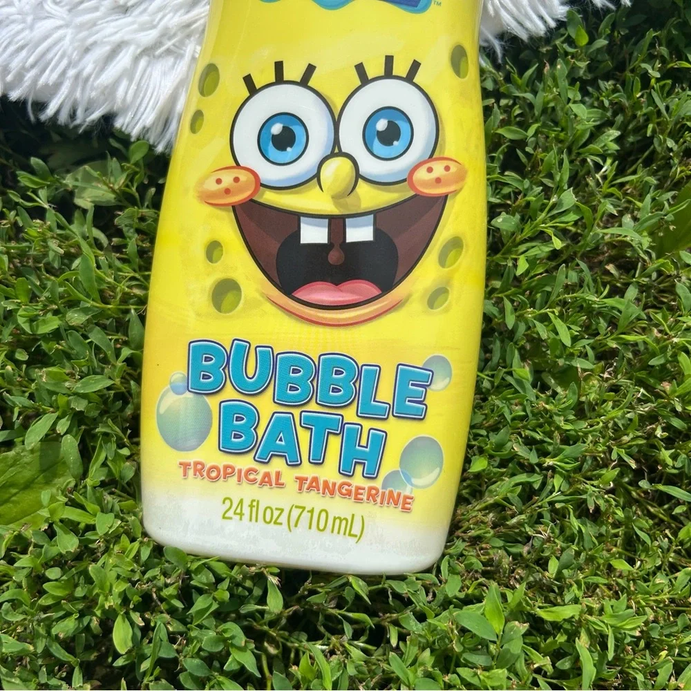Nickelodeon Kids SpongeBob SquarePants Tropical Tangerine Bubble Bath NEW HTF